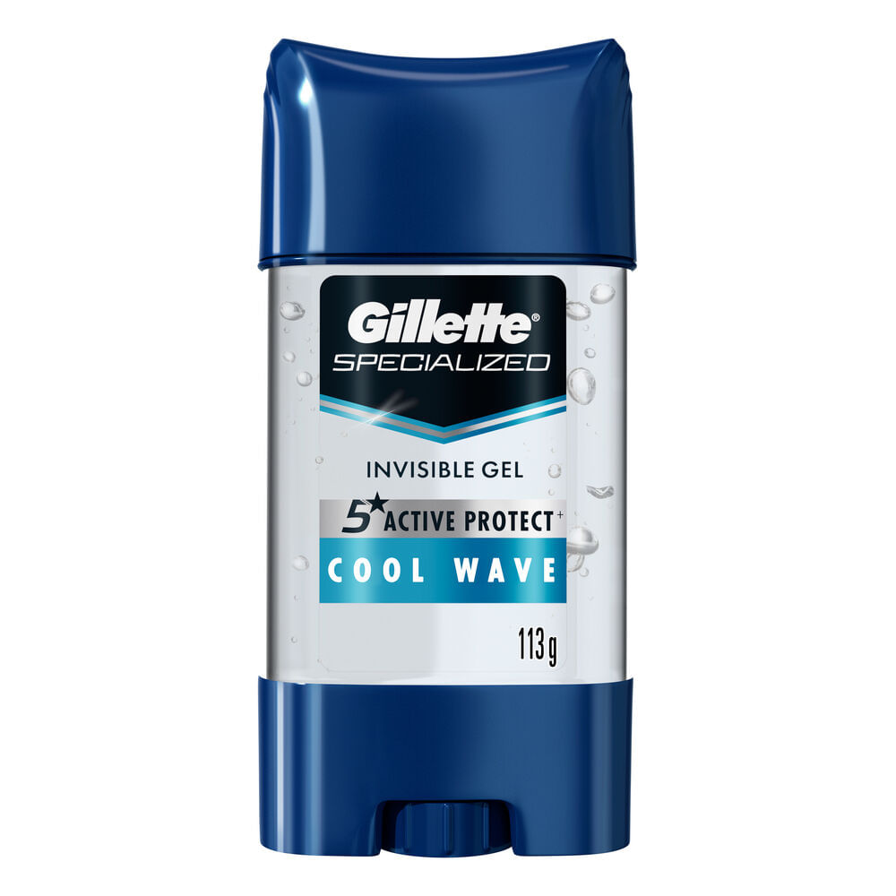 Desodorante Antitranspirante Gillette Specialized Cool Wave Gel Stick 113g