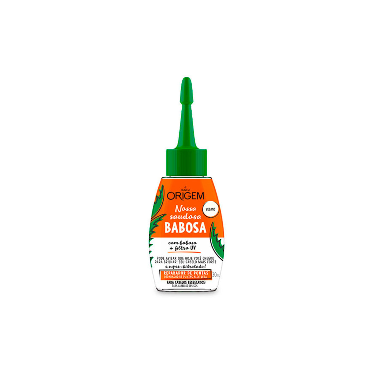 Reparador De ponta origem Nossa Saudosa Babosa vegano 30ml