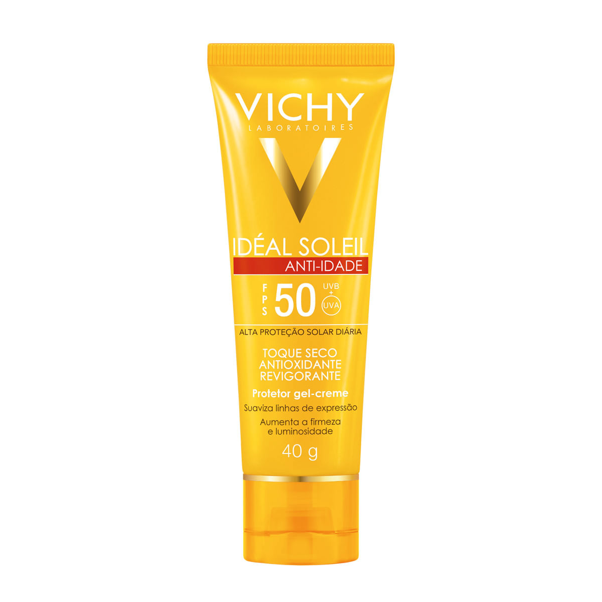 Ideal Soleil Anti-idade Vichy Fps50 Toque Seco Gel Creme 40g