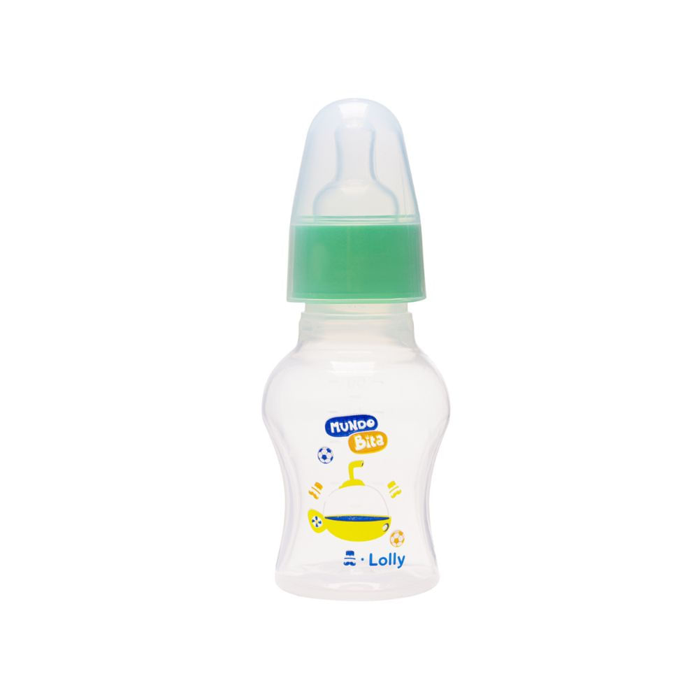 Mamadeira Chuquinha Lolly Kinddy Mundo Bita +0 meses Recém-Nascido 50ml 1 Unidade