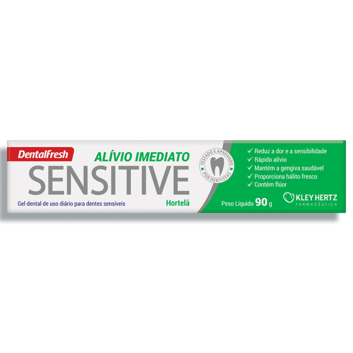 Creme Dental Dentalfresh Sensitive Alívio Imediato Sabor Menta 90g