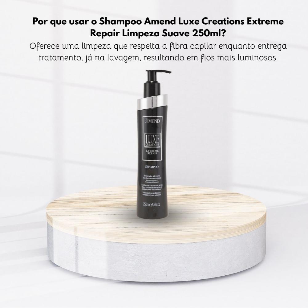 Amend - Shampoo Luxe Creations Extreme Repair Limpeza 250ml