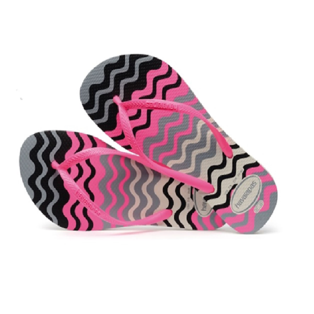 Sandálias Havaianas Slim Harmony Cor Branco Tamanho 37/38