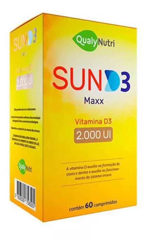 Vitamina D 2.000 60 Comprimidos Sund3 Maxx - Qualynutri