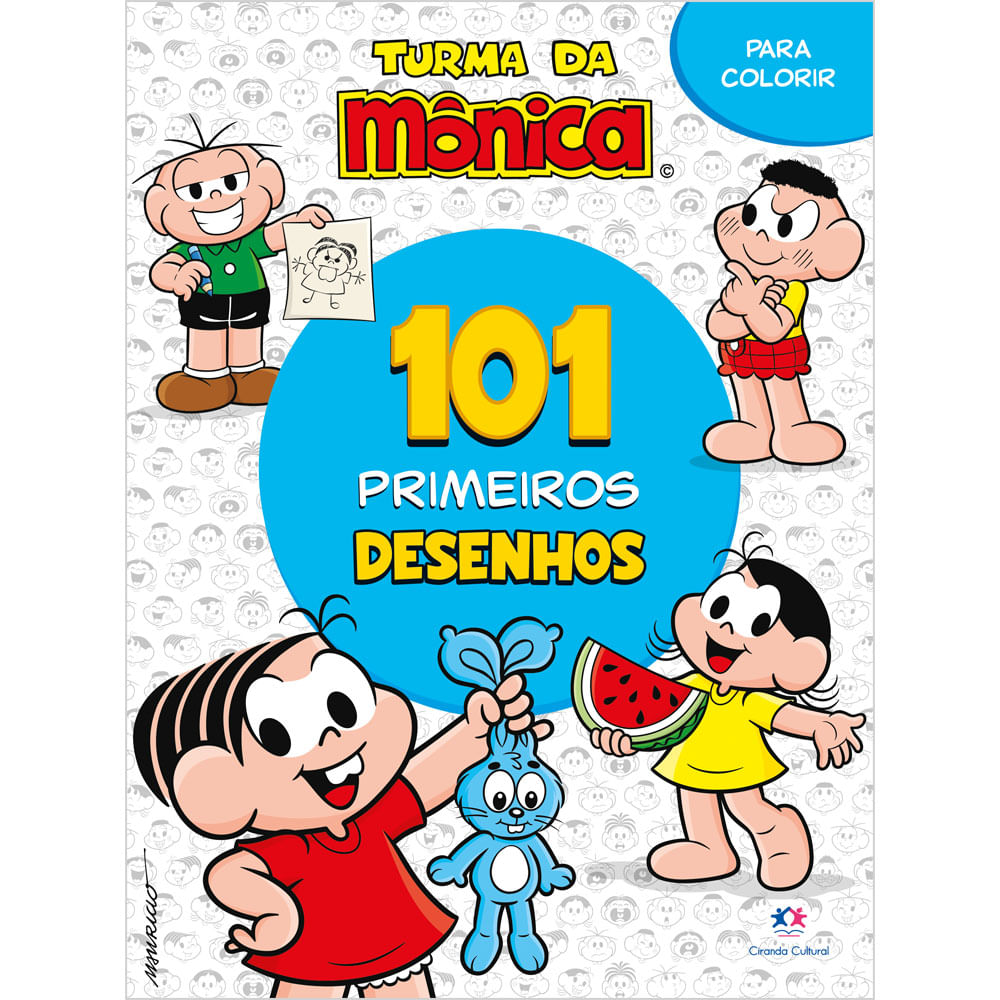 Revista 101 Primeiros Desenhos - Turma Da Mônica