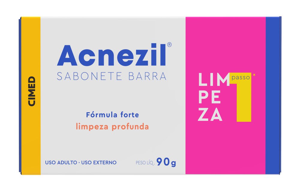 Sabonete em Barra Facial Acnezil Fórmula Forte 90g