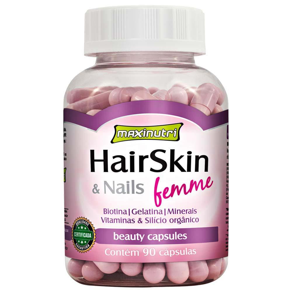 Hairskin Femme (Cápsulas da Beleza) 90 Cápsulas - Maxinutri