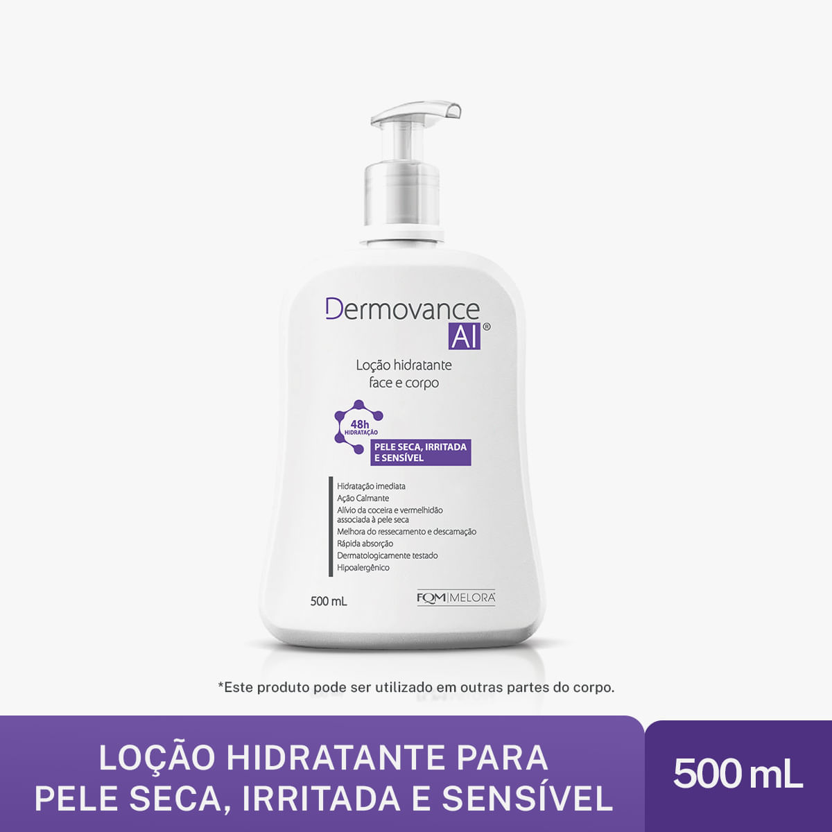 Loção Corporal Dermovance AI Hidratante 500ml