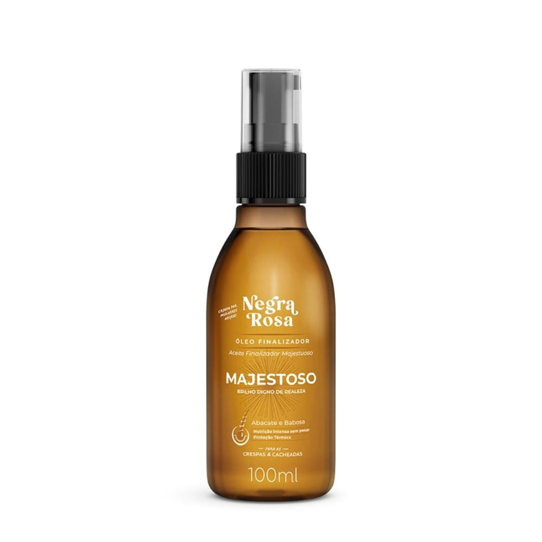 Óleo Finalizador Negra Rosa Majestoso Capilar 100ml