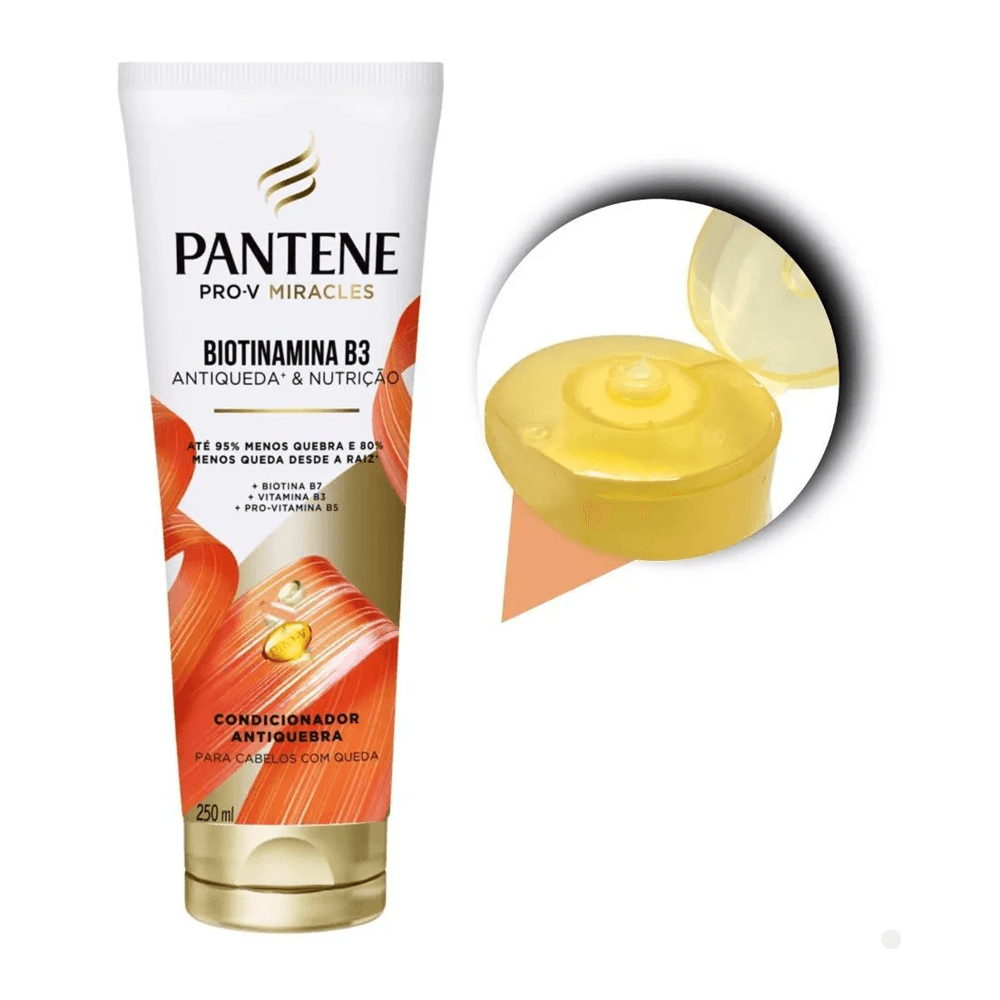 Condicionador Pantene Pro-V Miracles Biotinamina B3 Antiquebra & Nutrição 250ml