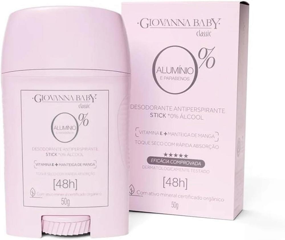 Desodorante Giovanna Baby Stick 0% Alumínio Classic 150ml