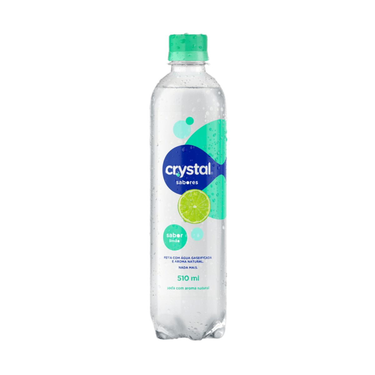Água Mineral com Gás Crystal Limão 510ml