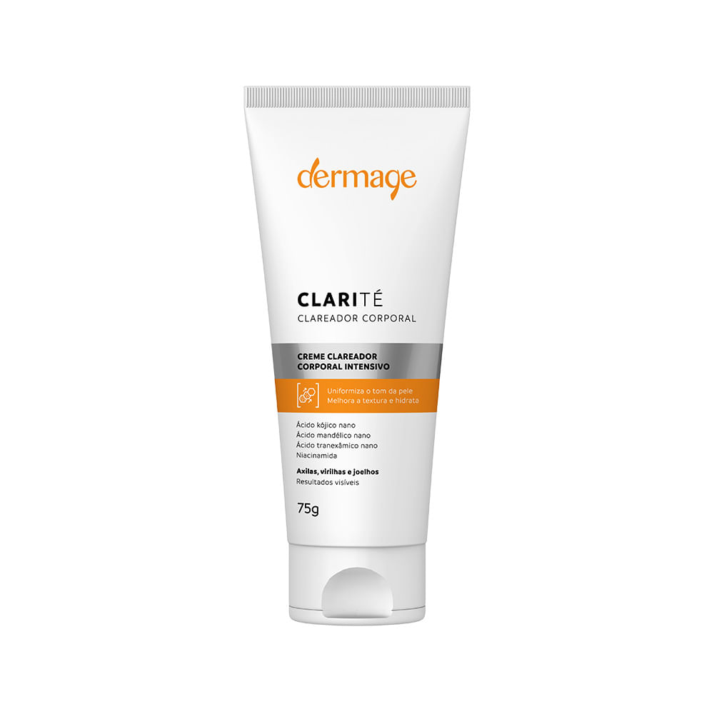 Creme Corporal Dermage Clarité Clareador Intensivo 75g