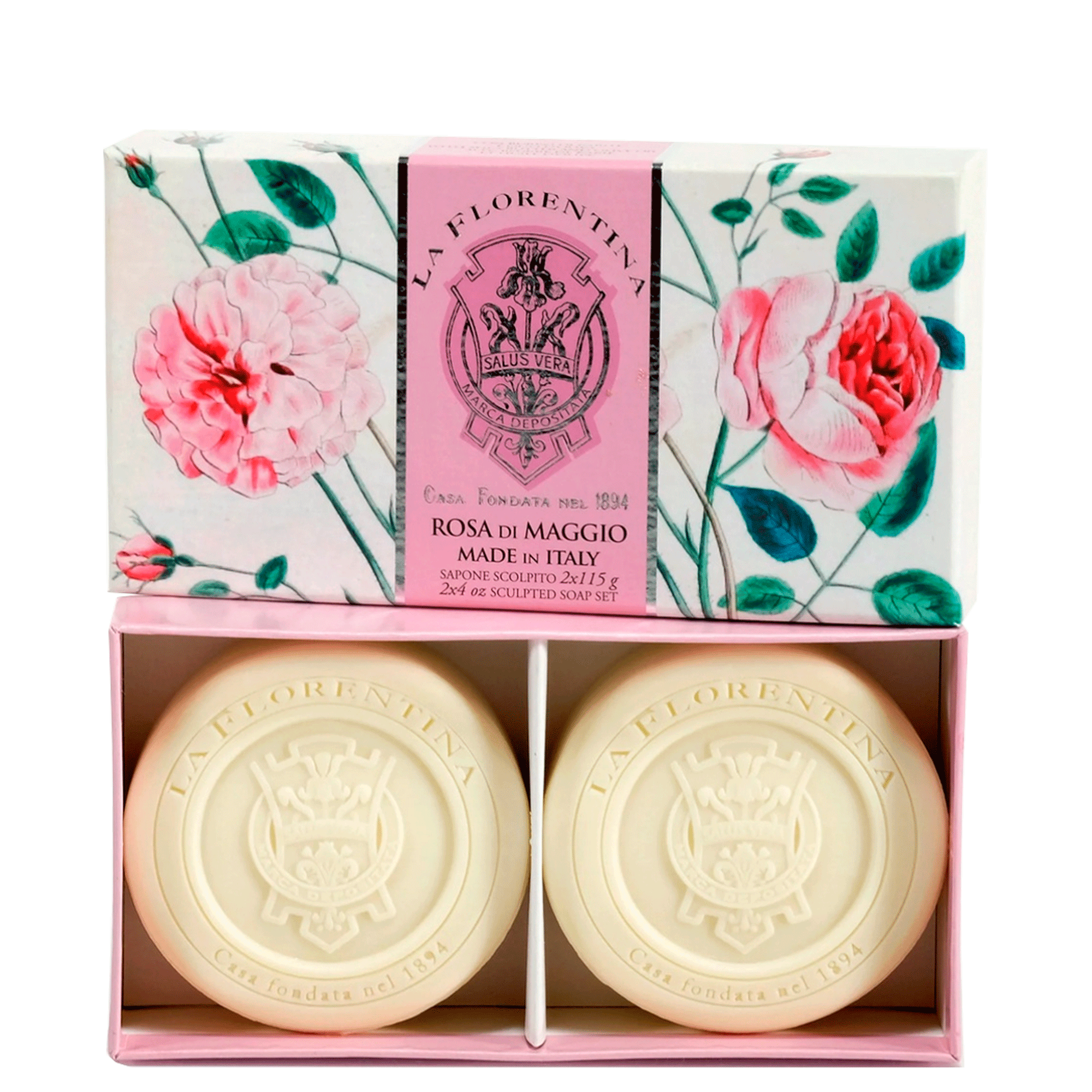La Florentina Rosa De Maggio - Sabonete Em Barra 2x115g