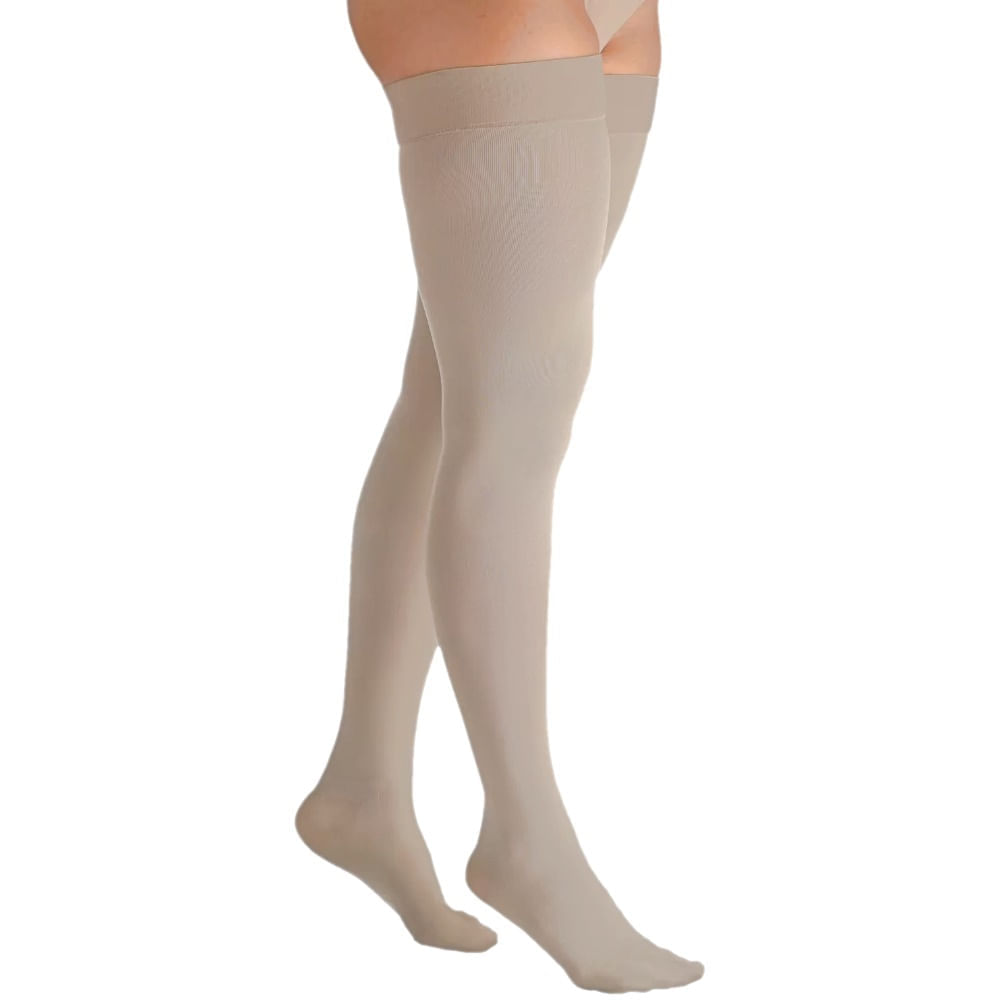 Meia 7/8 Select Comfort Premium 20-30mmHg Fechada Natural P3