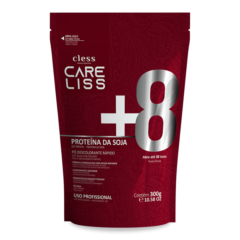 Care Liss Pó Descolorante com Proteínas da Soja - 300g