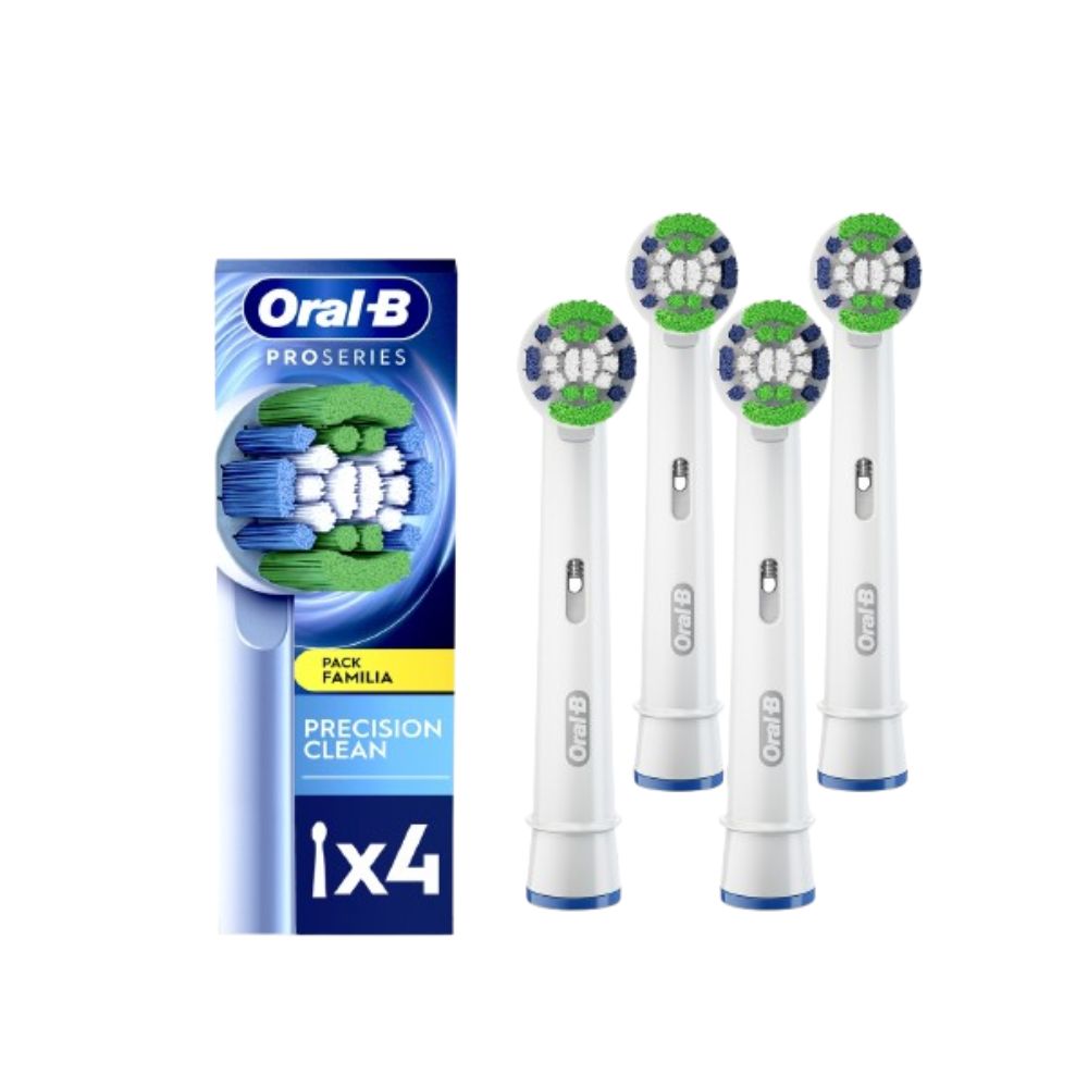 Refil para Escova Dental Elétrica Oral-B Pro Series Precision Clean 4 Unidades