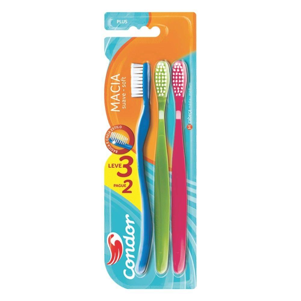 Escova Dental Condor Plus Leve 3 Pague 2