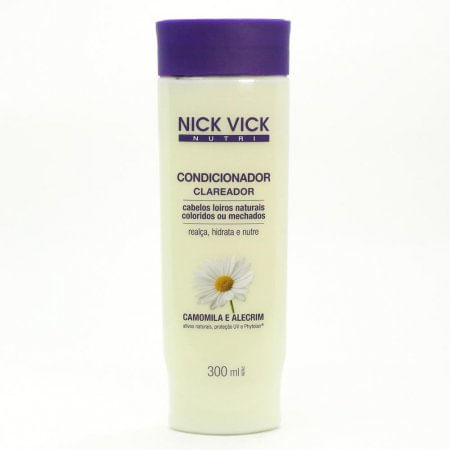 Condicionador Nick Vick Nutri Clareador Camomila E Alecrim 300ml
