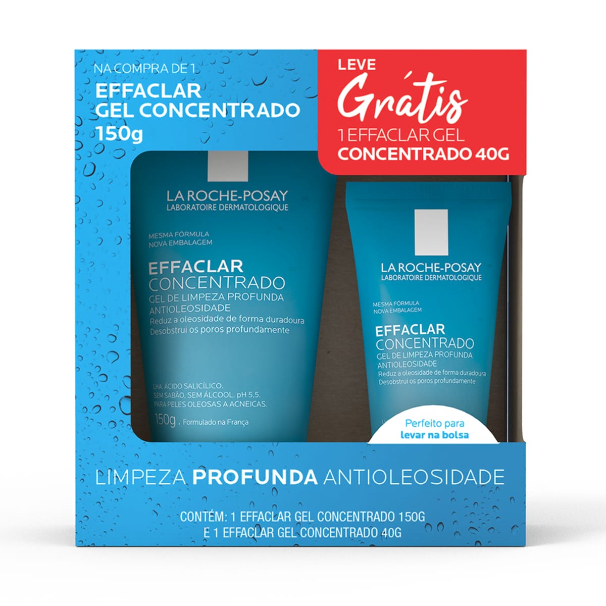 Effaclar Gel Concentrado 150g Grátis Gel Concentrado 40g
