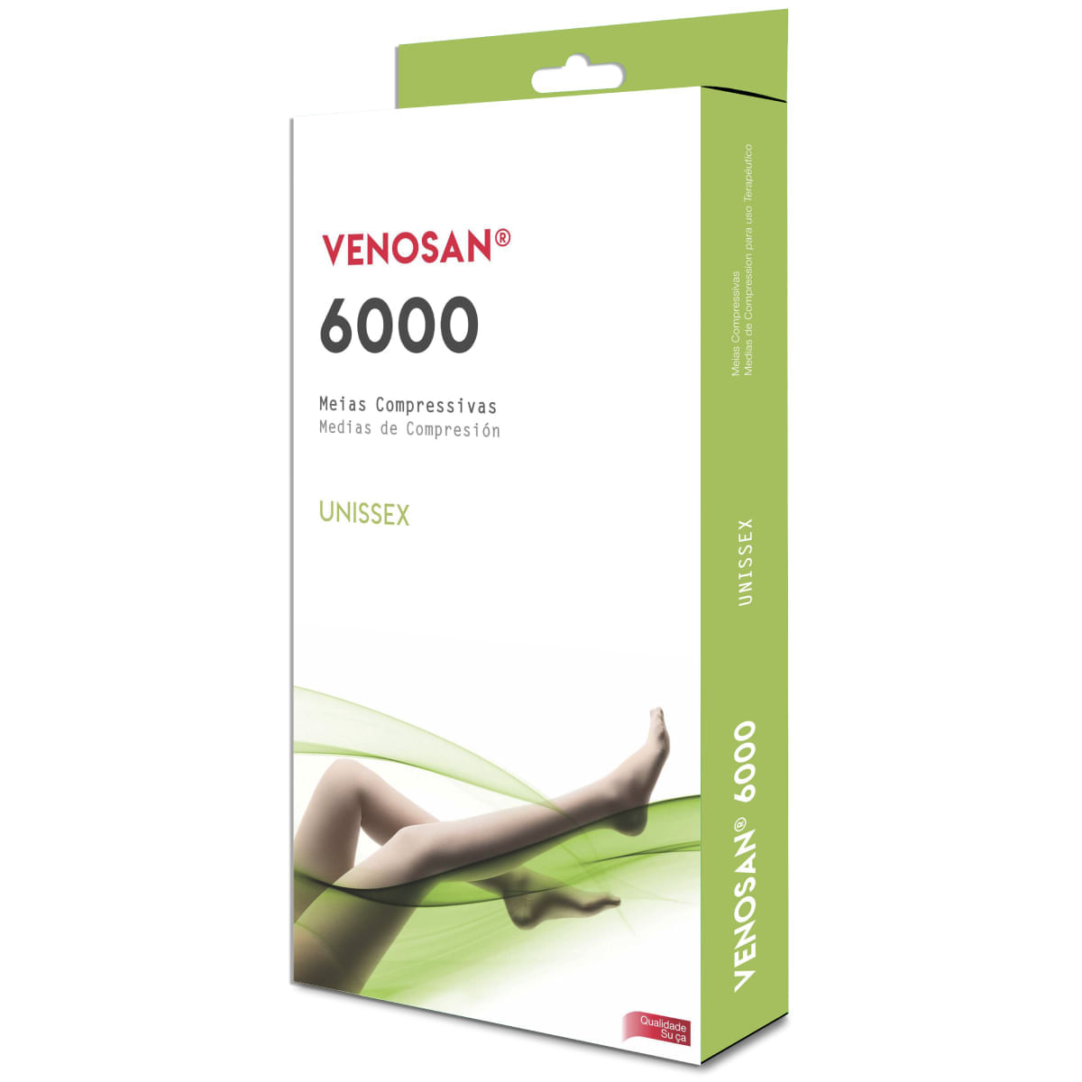 Meia de Compressão 3/4 6000 - Venosan - Bronze - 20-30mmHg - Aberta - Tamanho G