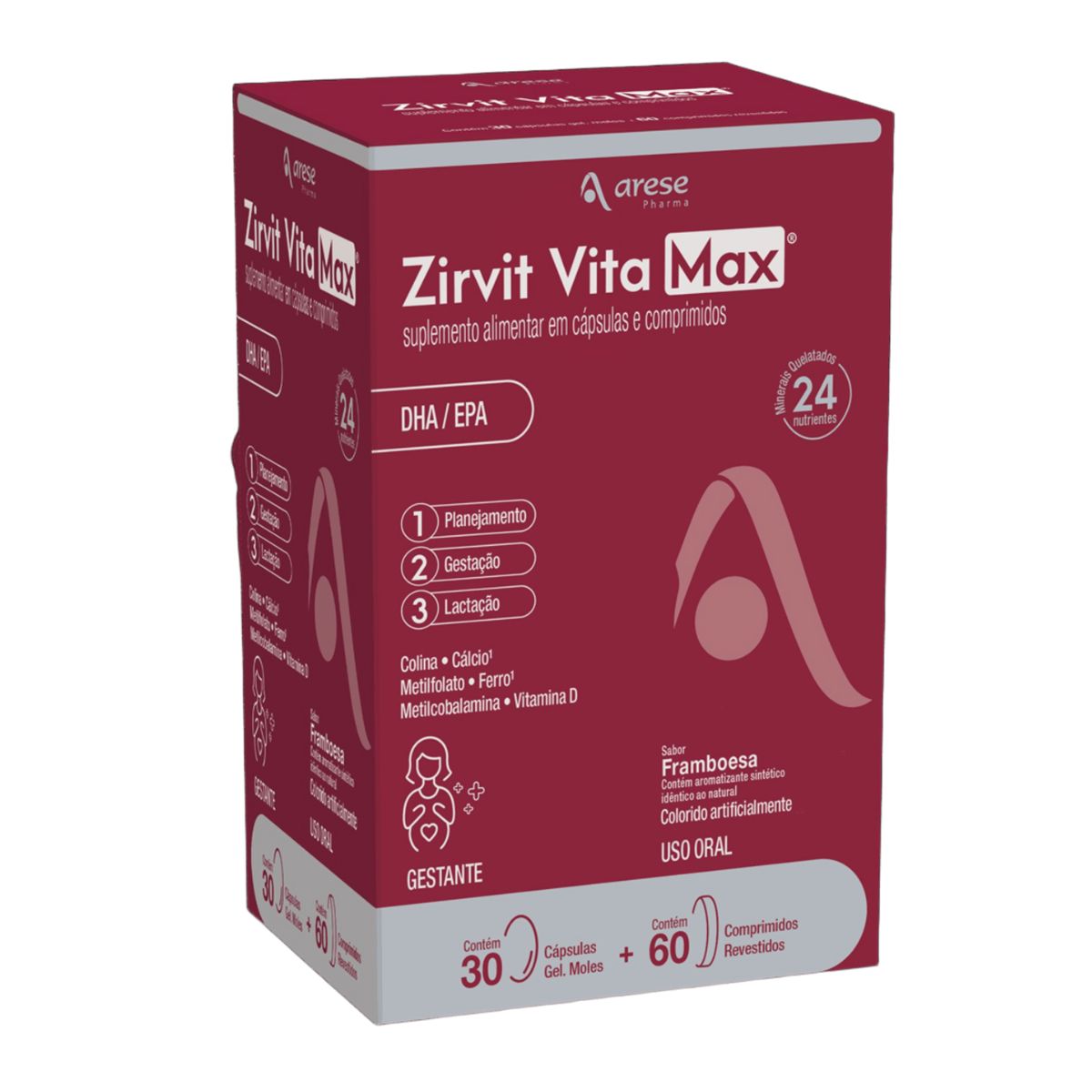 Zirvit Vita Max 60 Comprimidos Revestidos + 30 Cápsulas Moles