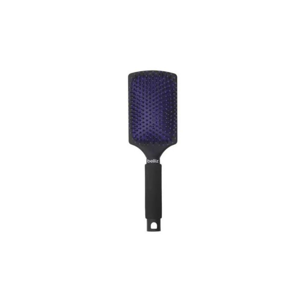 Escova de Cabelo Belliz 769 Black Ion Racket Almfadada Cerdas com Bolinha 1 Unidade