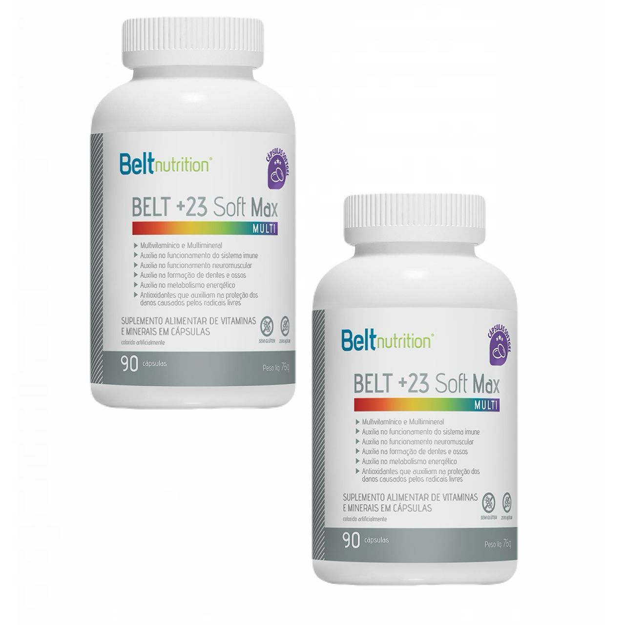 2x Belt +23 Soft Max - 90 Cápsulas - Belt Nutrition