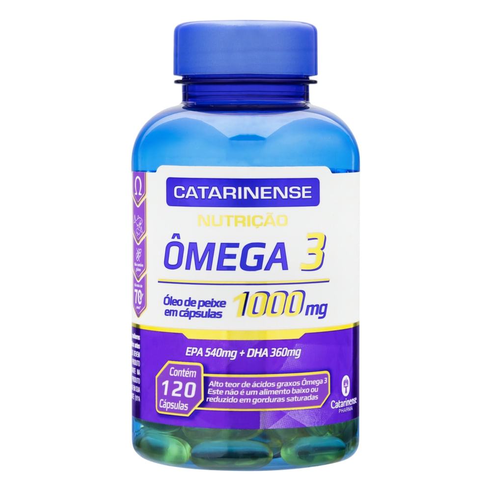 Ômega 3 Catarinense 1000mg 120 Cápsulas