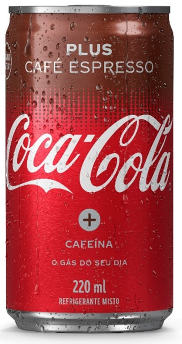 Refrigerante Coca Cola Plus Café Espresso Lata 220ml