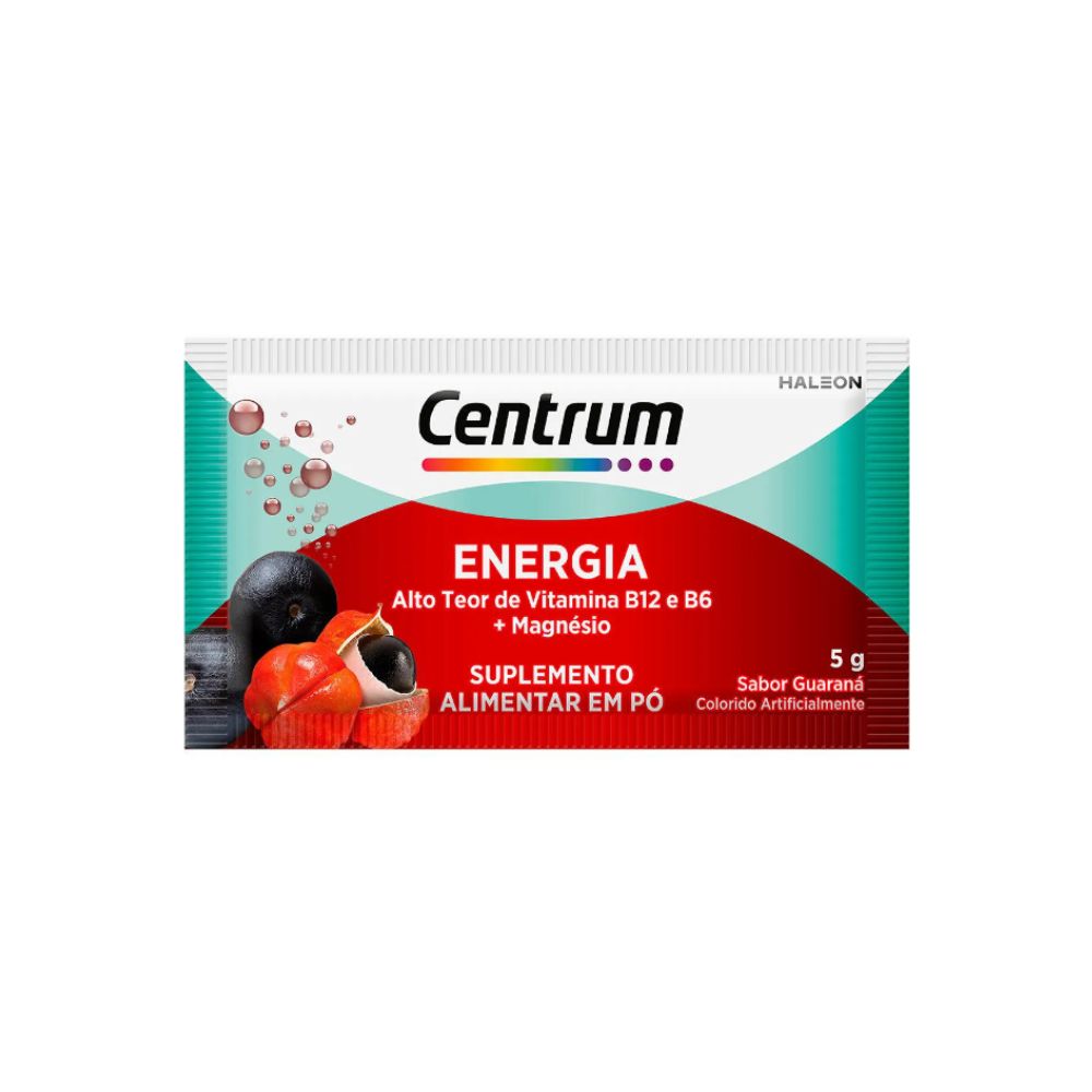 Centrum Energia 5g Sabor Guaraná Pó Efervescente 1 Envelope