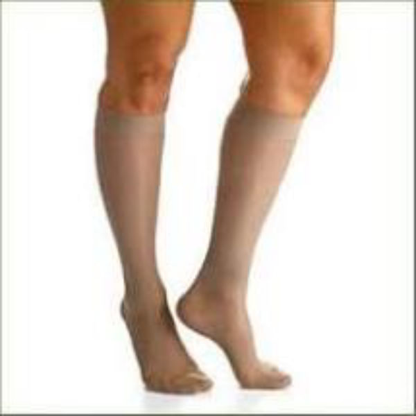 Meia de compressão Audace Feminina 15-20 mmHg AD Ponteira Fechada - Sigvaris G Beige