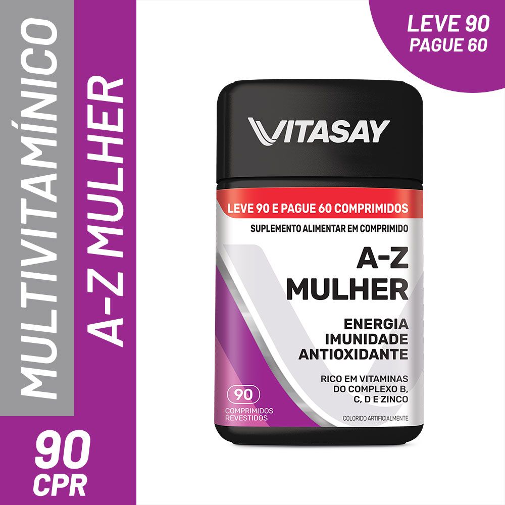 Vitasay A-Z Mulher 90 Comprimidos Revestidos