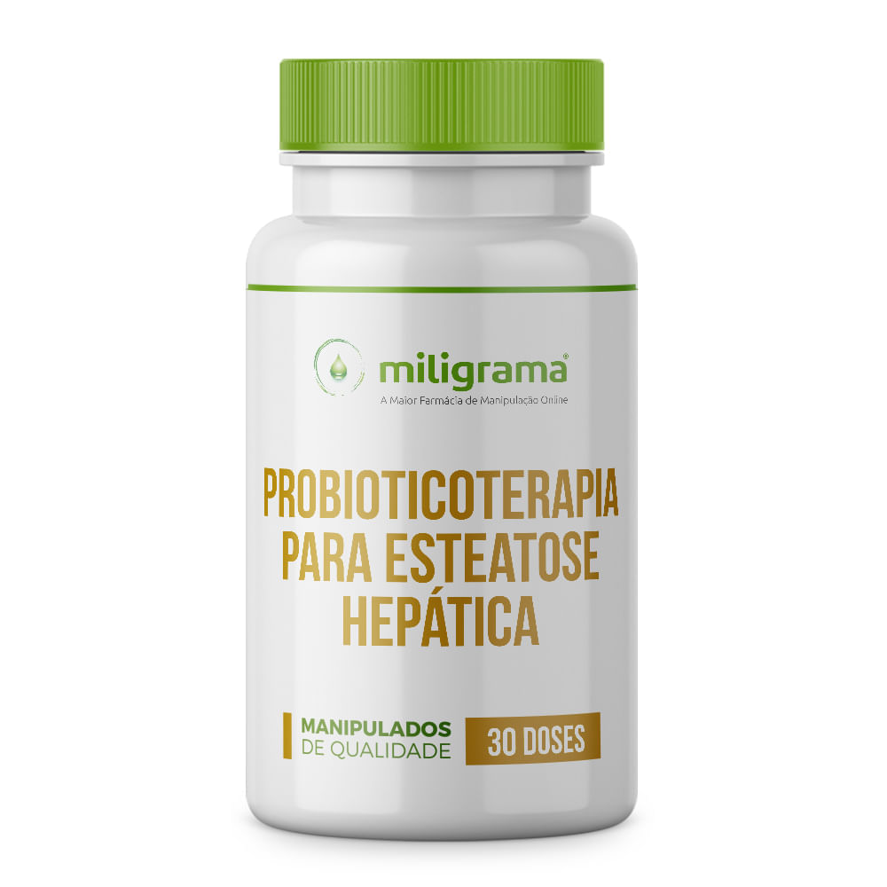 Probioticoterapia para Esteatose Hepática - 30 Doses