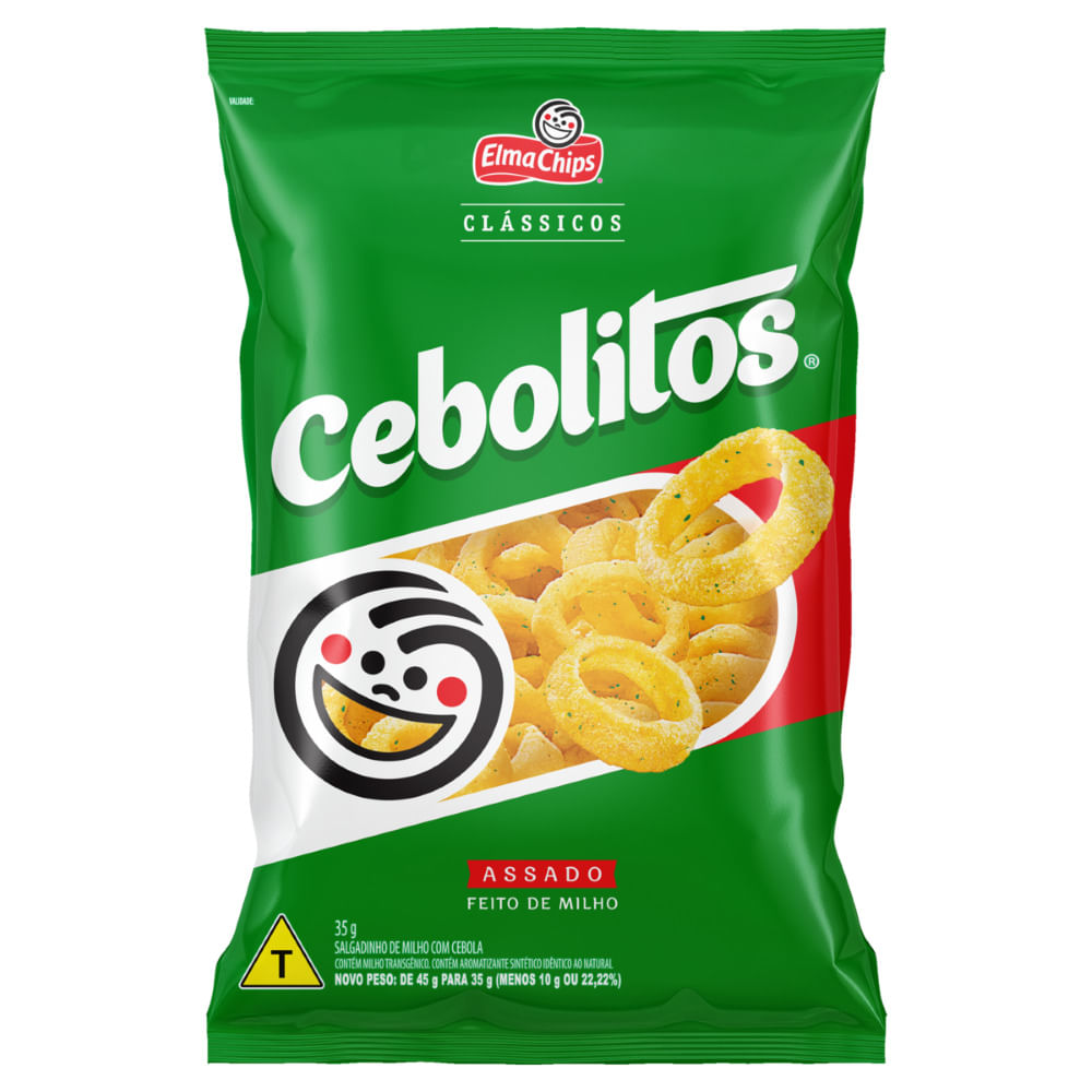 Salgadinho De Milho Elma Chips Cebolitos Clássicos 35g