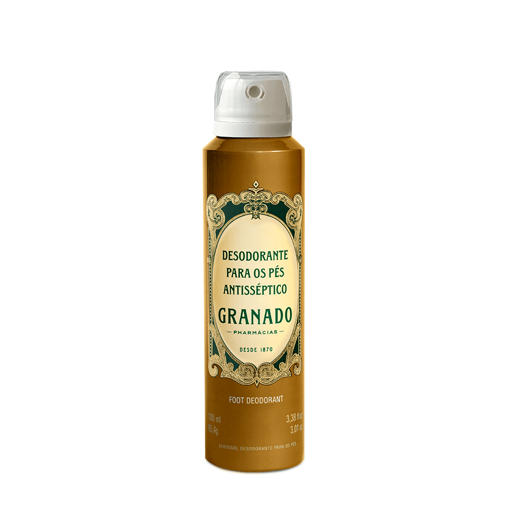 Desodorante para os Pés Granado Tradicional Antisséptico Aerossol 100ml
