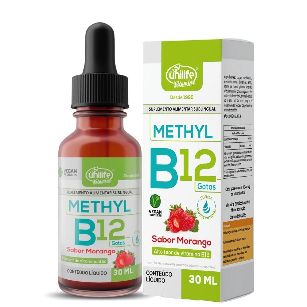 Vitamina B12 (Metilcobalamina) 30ml 9,94mcg/gota Unilife