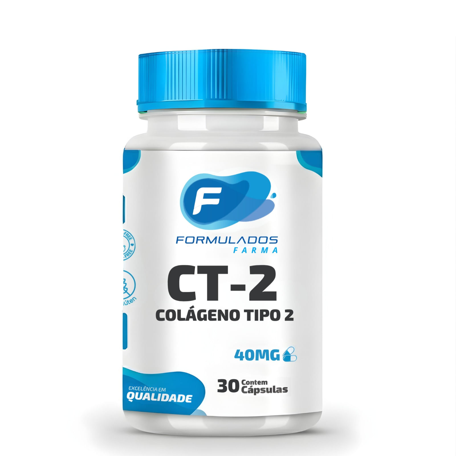CT-2 Colágeno Tipo II - 40mg 30 Cápsulas