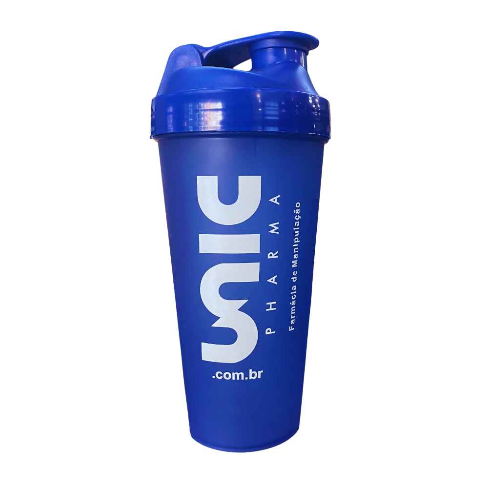 Coqueteleira exclusiva cores variadas Unicpharma Azul Azul