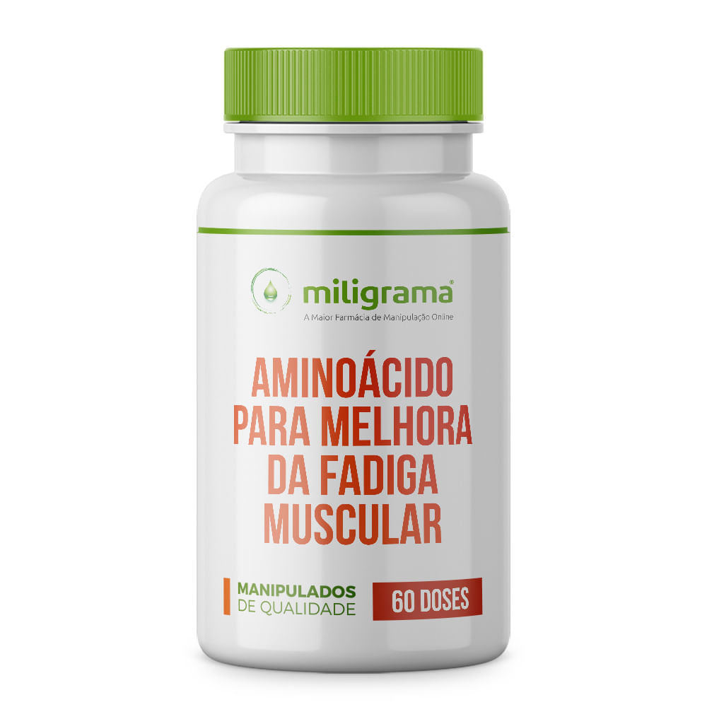 Aminoácido para Melhora da Fadiga Muscular - 60 Doses