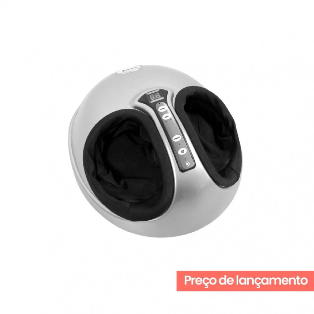 Massageador de Pés com Ação Terapêutica Shiatsu Dellamed Cinza Bivolt