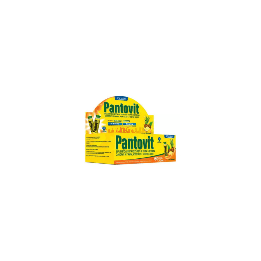 Pantovit 60 Flaconetes X 10ml Abacaxi - Arte Nativa