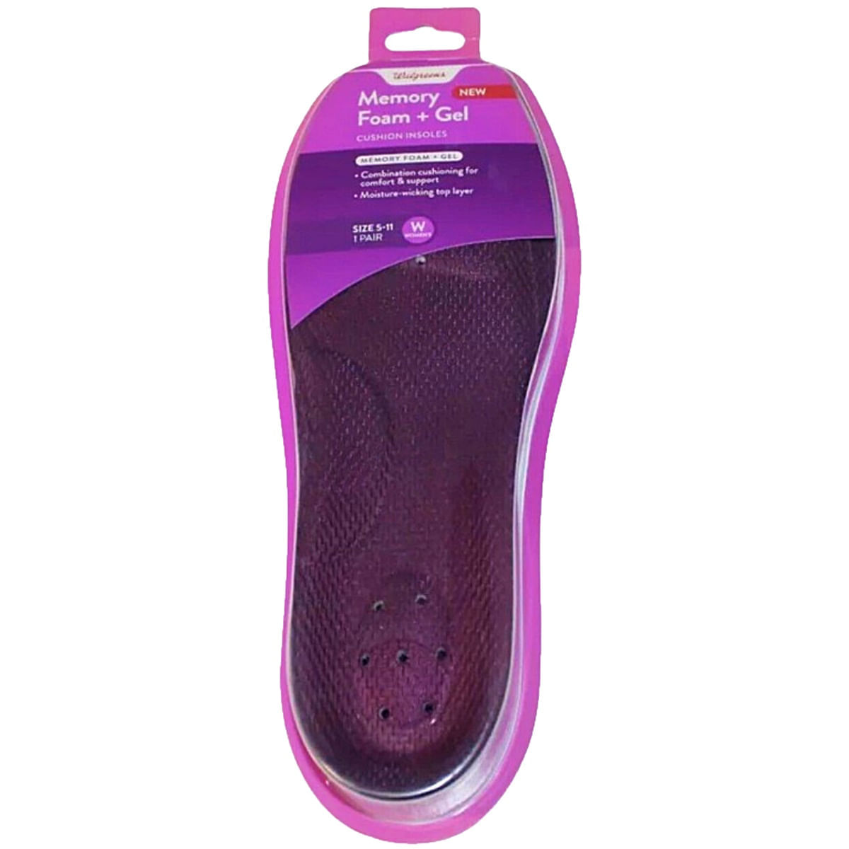 Palmilha Memory Foam Plus + Gel Chantal Tamanhos 34-38 - Par