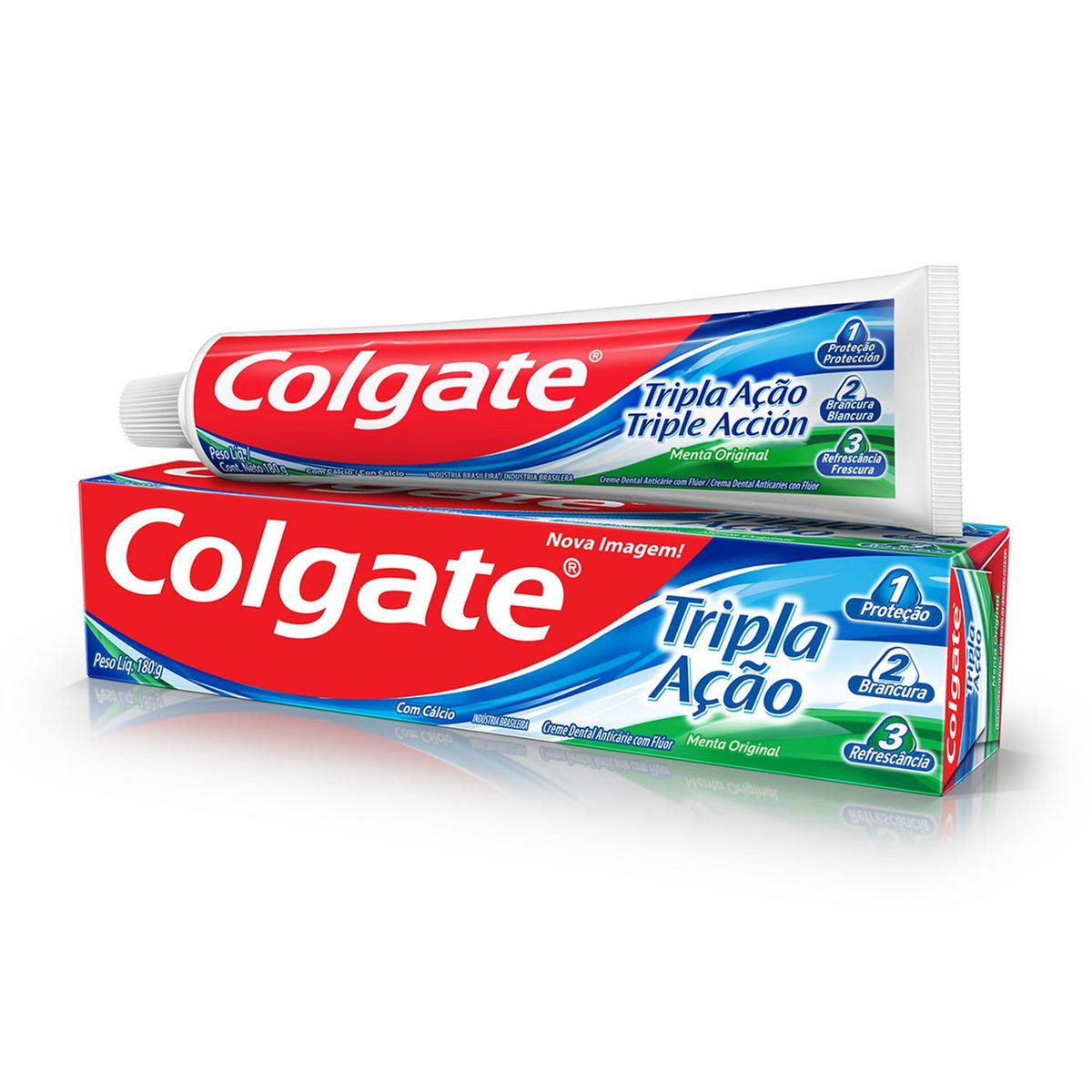 Creme Dental Colgate Tripla Ação Sabor Menta Original 180g