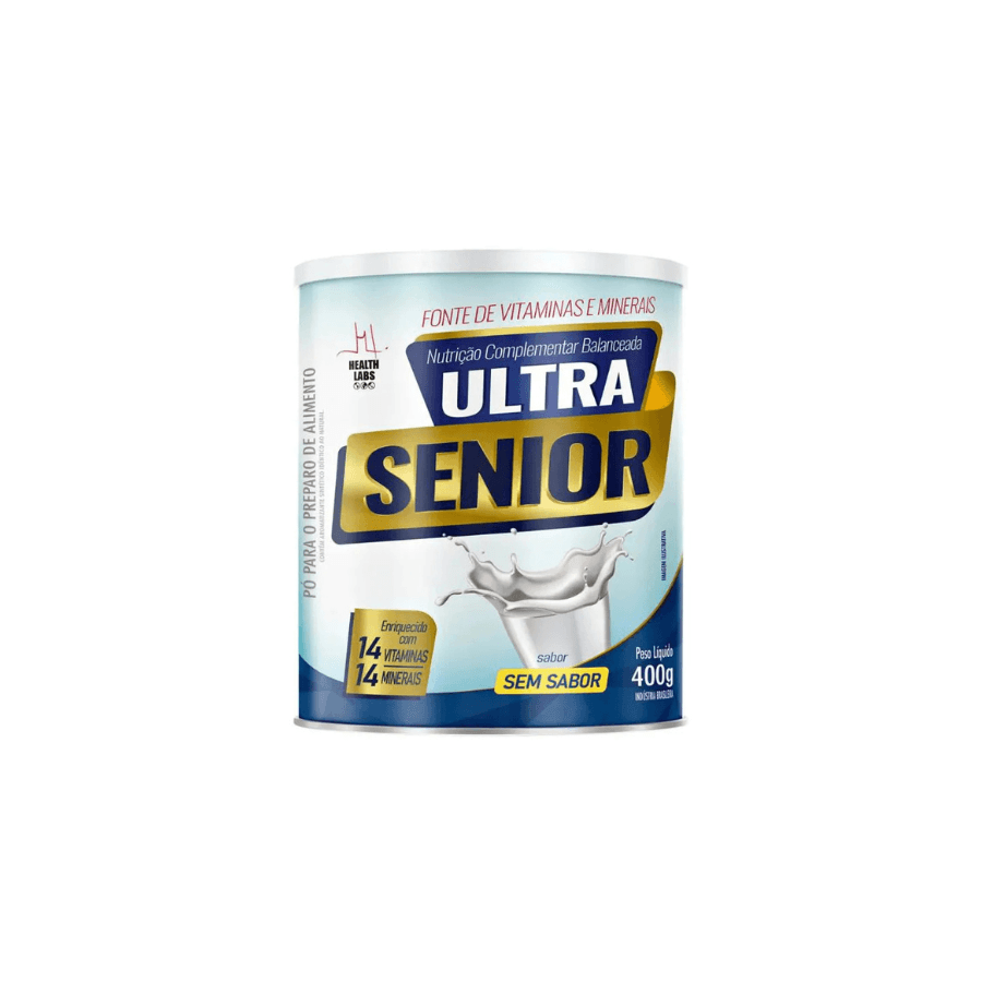 Ultra Senior 400g sem Sabor Ideal para A Saúde dos Idosos - Health Labs