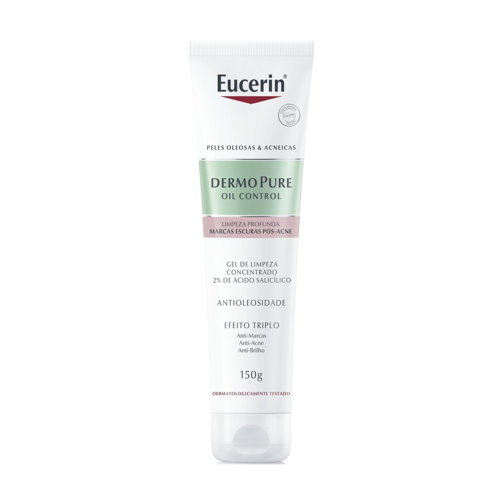 Gel de Limpeza Facial Eucerin DermoPure Oil Control Concentrado 150g