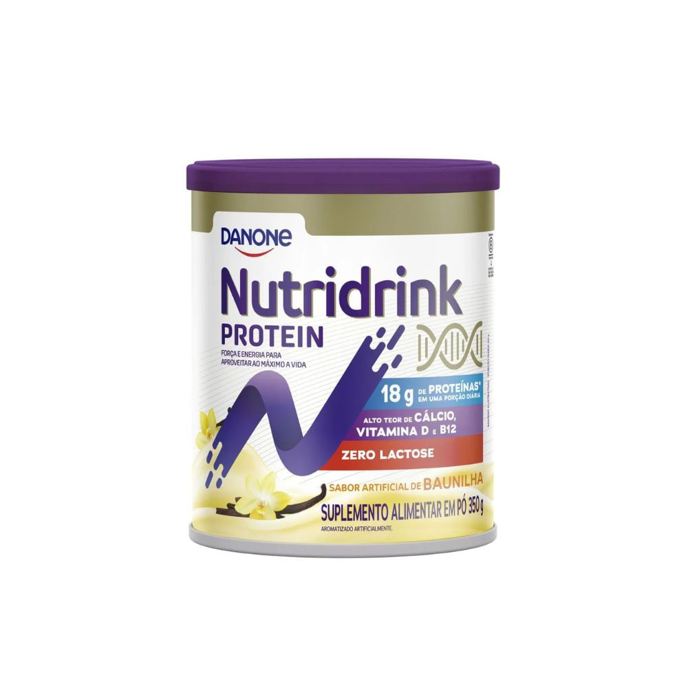 Suplemento Alimentar Nutridrink Protein Baunilha Sem Lactose 350g