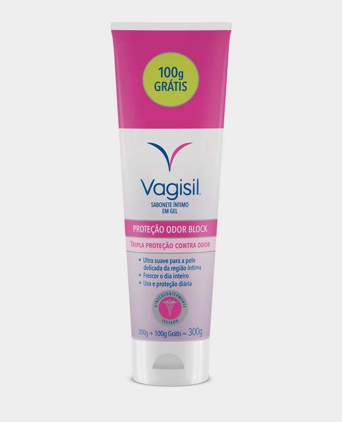 Vagisil Sabonete Líquido Íntimo Odor Block 300g
