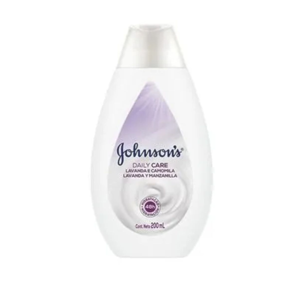 Hidratante johnsons Daily Care lavanda e camomila 200ml