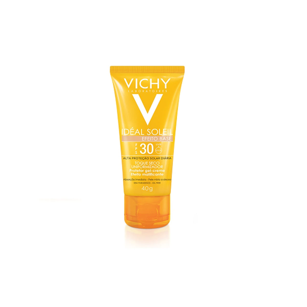 Ideal Soleil Vichy Efeito Base Fps30 Toque Seco Gel Creme 40g